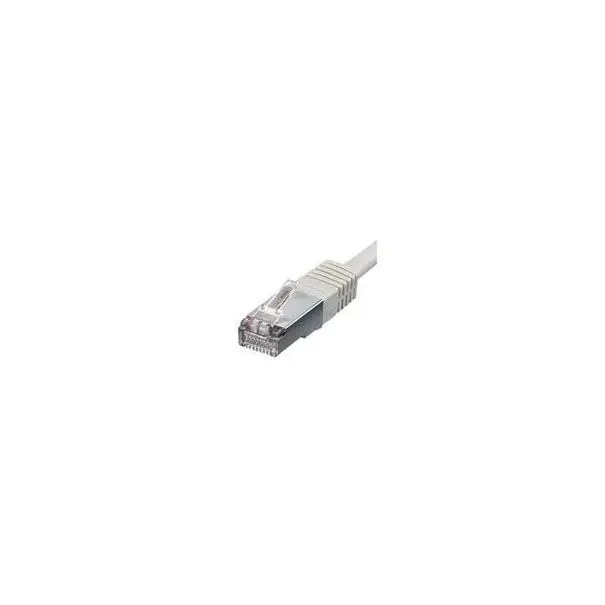Kabel LAN S/FTP (Patchkabel) CAT6 1m grau Bring-In-Service 24 Mon.