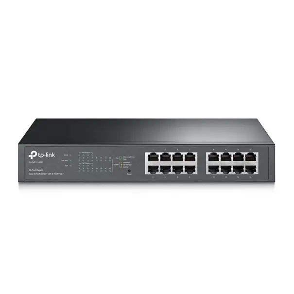 TP-LINK Switch TL-SG1016PE 16xGBit 19" (8x PoE+ / 110W) 60 Monate Garantie (Service/Retoure ü. Hersteller)