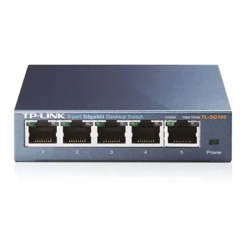 TP-LINK Switch TL-SG105 5xGBit Unmanaged Metallgehäuse 60 Monate Garantie (Service/Retoure ü. Hersteller)